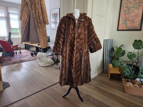 Bontjas, Kleding | Dames, Jassen | Winter, Gedragen, Maat 38/40 (M), Bruin, Ophalen of Verzenden