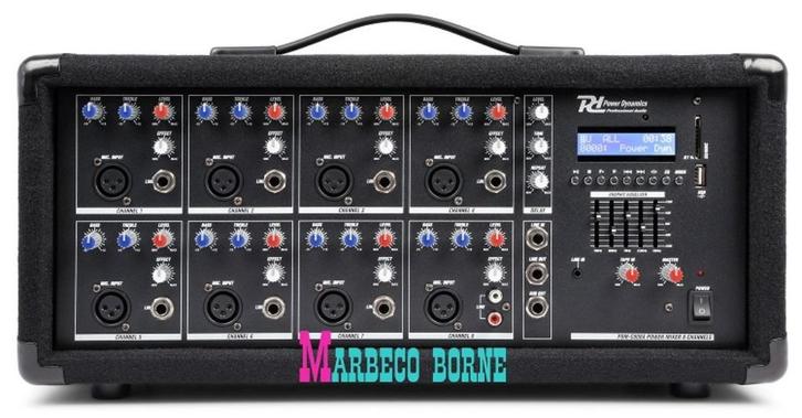 Mengpaneel, 8-Kanaals Mixer met Versterker PDM-C805A, Muziek en Instrumenten, Instrumenten | Toebehoren, Nieuw, Overige instrumenten