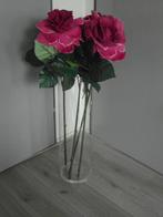 Vaas ca. 70 cm hoog met kunst bloemen, Ophalen, Gebruikt, Overige kleuren, 50 tot 75 cm