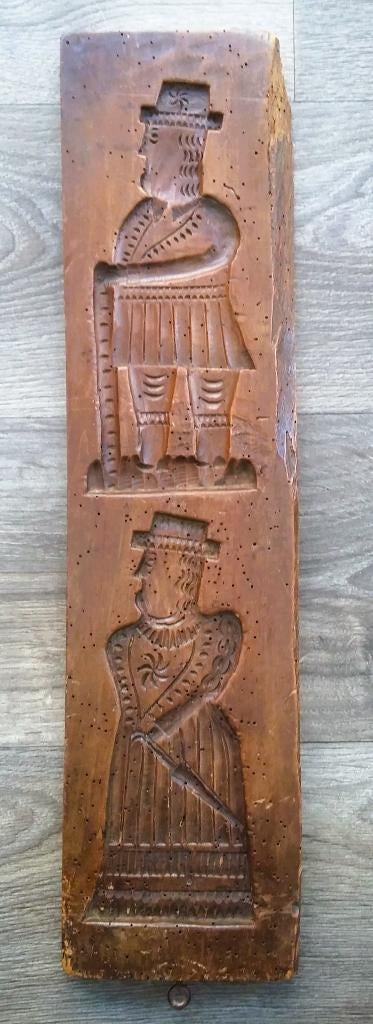 19 de eeuw Grote Koekplank Speculaasplank Volkskunst, Ophalen of Verzenden