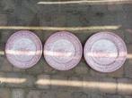 3 vintage retro borden ironstone England, Antiek en Kunst, Ophalen of Verzenden