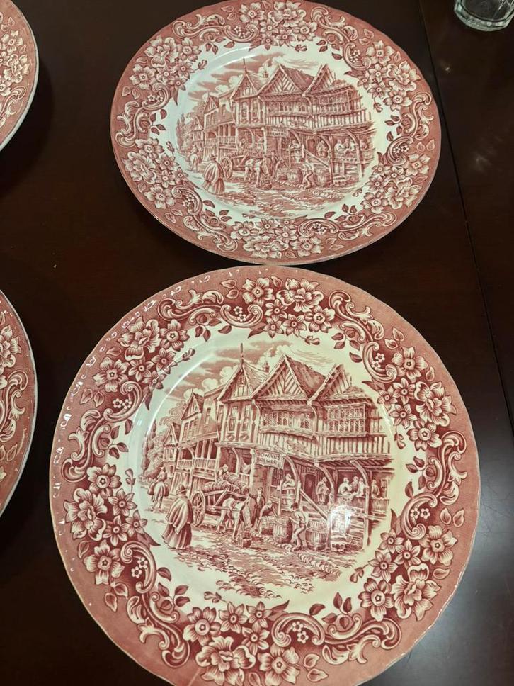 6 borden van royal tudor ware, Antiek en Kunst, Antiek | Servies los, Ophalen