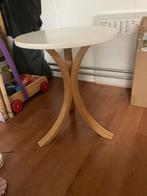 Rond bijzettafeltje met houten poten - 30x30 cm, Ophalen, Minder dan 45 cm, Minder dan 55 cm, Gebruikt