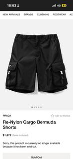 PRADA SHORT, Ophalen of Verzenden, Maat 56/58 (XL), Zwart, Prada