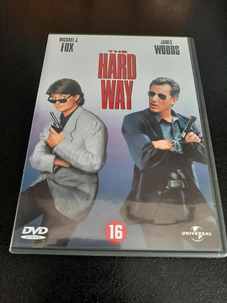 The hard way, Michael J Fox, James Woods, Delroy Lindo!, Cd's en Dvd's, Dvd's | Actie, Gebruikt, Actiekomedie, Vanaf 16 jaar, Ophalen of Verzenden