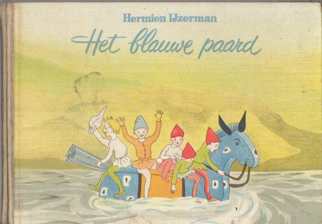Het blauwe paard - Hermien IJzerman (1e druk, zeldzaam), Ophalen of Verzenden, Hermien IJzerman