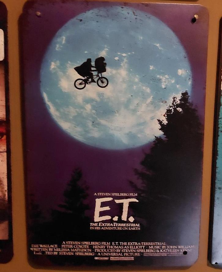 Metalen borden van Films, Verzamelen, Film en Tv, Zo goed als nieuw, Film, Poster, Ophalen of Verzenden