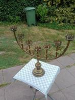 Antieke kerk kandelaar 7 armen, Huis en Inrichting, Ophalen, Gebruikt, Minder dan 25 cm