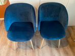 2 Blauwe Sostrene Grene Stoelen, Huis en Inrichting, Ophalen, Twee, Blauw, Zo goed als nieuw
