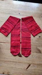 Rode kniekousen, Kleding | Dames, Sokken en Kousen, Sokken en Kniesokken, Nieuw, Overige maten, Ophalen of Verzenden
