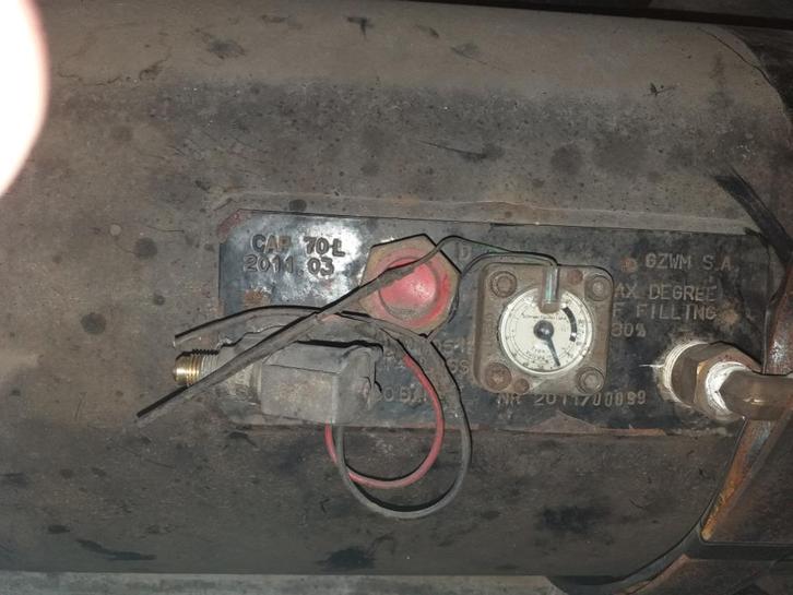 LPG tank 70ltr met montage frame, Auto-onderdelen, Brandstofsystemen, Dodge, Gebruikt, Ophalen