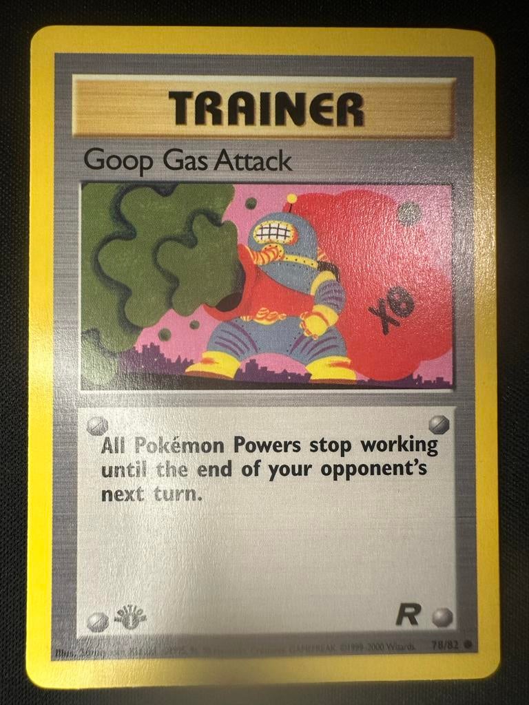 Goop Gas Attack 78/82 1st / First Edition, Ophalen of Verzenden, Zo goed als nieuw, Losse kaart