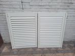 Gebruikte shutters op maat, Huis en Inrichting, 50 tot 100 cm, Minder dan 100 cm, Gebruikt, Wit