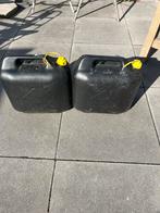 2x Jerrycan 20 Liter - Brandstof Geschikt, Auto diversen, Overige Auto diversen, Ophalen of Verzenden