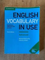 English vocabulary in use, advanced, Niet van toepassing, Ophalen of Verzenden, Zo goed als nieuw, Michael McCarthy
