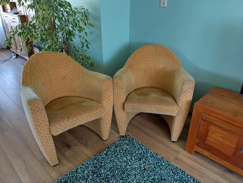 2 Leolux carbita stoelen, Huis en Inrichting, Banken | Complete zithoeken, Gebruikt, Stof, Ophalen