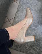 Noë metallic champagne kleur pumps leer maat 39 nr 42194, Noë, Ophalen of Verzenden, Zo goed als nieuw, Pumps