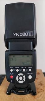 Yongnuo YN560III flitser voor Canon, Audio, Tv en Foto, Nieuw, Canon, Ophalen of Verzenden, Kantelbaar