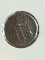 1 cent 1826, Postzegels en Munten, Munten | Nederland, Ophalen of Verzenden, Koning Willem I, 1 cent