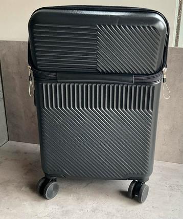 Draagbare trolley koffer zwart beschikbaar voor biedingen