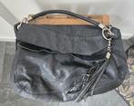 Leuke zwarte leren tas met kwast Chabo, Ophalen of Verzenden, Gebruikt, Zwart