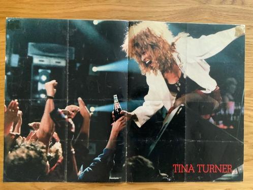 Poster Tina Turner voor Pepsi, Verzamelen, Posters, Gebruikt, Muziek, A1 t/m A3, Rechthoekig Liggend, Verzenden