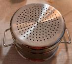 sigg stoom inzet  en steelpan 16 cm, Ophalen, Zo goed als nieuw, Gietijzer, Koekenpan of Braadpan