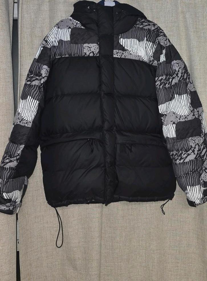 THE NORTH FACE SE CAMO BLACK WINTERJAS MAAT XL, Kleding | Heren, Jassen | Winter, Zo goed als nieuw, Maat 56/58 (XL), Zwart, Ophalen of Verzenden