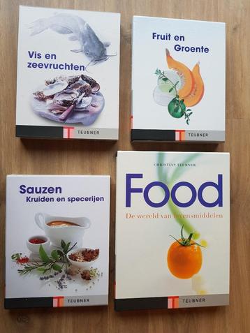 TEUBNER (4X) FOOD - VIS - FRUIT - SAUZEN beschikbaar voor biedingen