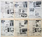 44 bladzijden vintage advertenties reclames uit 1935, Ophalen of Verzenden, Gebruikt, Overige typen