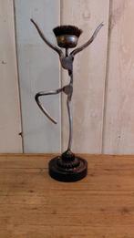 Metalen beeldje ballerina - metal art - upcycling, Ophalen of Verzenden, C, A, B