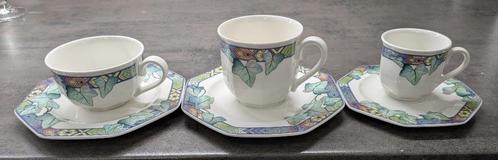 Villeroy en Boch Pasadena - koffie- en theeservies Piekfijn, Huis en Inrichting, Keuken | Servies, Zo goed als nieuw, Bord(en)