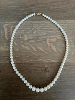 Halsketting Graduated Freshwater Pearls 46cm, Sieraden, Tassen en Uiterlijk, Kettingen, Ophalen of Verzenden, Zo goed als nieuw