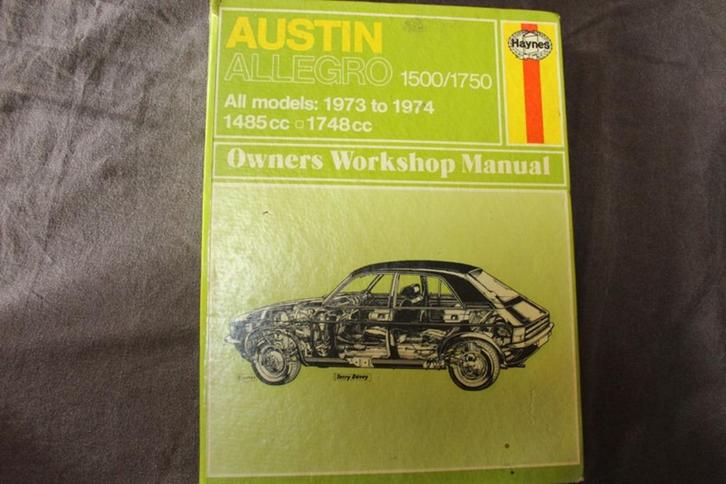 Austin Allegro 1500 1750 1973  - 1974 werkplaatsboek Haynes, Auto diversen, Handleidingen en Instructieboekjes, Ophalen of Verzenden
