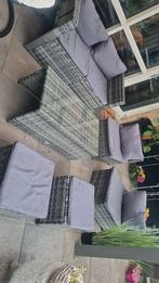 Luxe Wicker Loungeset - Zo Goed Als Nieuw!, Ophalen, 5 zitplaatsen, Gebruikt, Loungeset