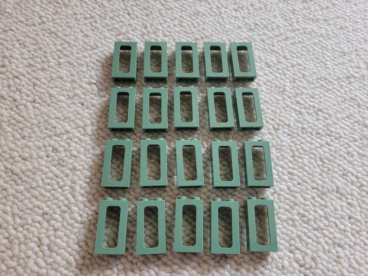 Partij N753=20x Lego trein ramen (Meerdere setjes), Kinderen en Baby's, Speelgoed | Duplo en Lego, Nieuw, Lego, Losse stenen, Ophalen of Verzenden