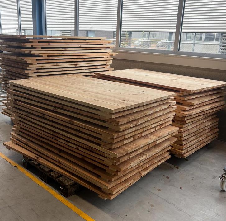 Vlonder panelen te koop – Hoge kwaliteit hout, Tuin en Terras, Palen, Balken en Planken, Zo goed als nieuw, Planken, Minder dan 180 cm