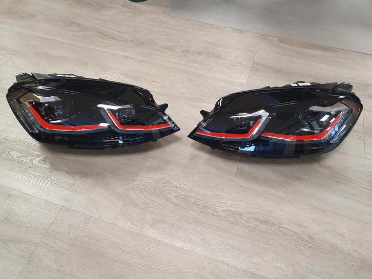 VW Golf 7 Koplampen 7.5 Look - Dynamic Running Light, Auto-onderdelen, Verlichting, Volkswagen, Gebruikt, Ophalen of Verzenden