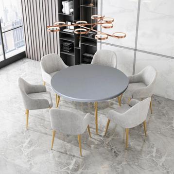 Grijze Ronde Tafelhoes Tafel Laken Tafellaken Tafelkleed beschikbaar voor biedingen