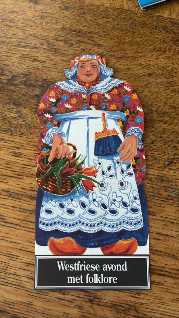 Folder klederdracht Friesland folklore Blokker, Ophalen of Verzenden, Zo goed als nieuw