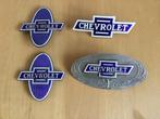 Chevrolet geëmailleerde auto embleem 4X, Ophalen of Verzenden, Gebruikt