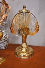 Honsel Leuchten Tafellamp Amberkleurige Kap - Elegantie T, Ophalen of Verzenden