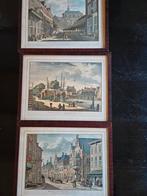 3x gekleurde gravure naar Jan Bulthuis, Antiek en Kunst, Kunst | Litho's en Zeefdrukken, Ophalen of Verzenden