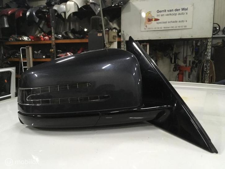 Buitenspiegel rechts grijs Mercedes E-klasse W212 ('09-'16), Auto-onderdelen, Spiegels, Gebruikt, Ophalen of Verzenden