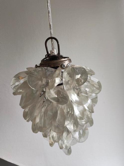 Hanglamp, Huis en Inrichting, Lampen | Kroonluchters, Zo goed als nieuw, Glas, Ophalen of Verzenden
