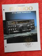 Yaesu folder FT-1000, Telecommunicatie, Ophalen of Verzenden, Zo goed als nieuw, Zender en Ontvanger