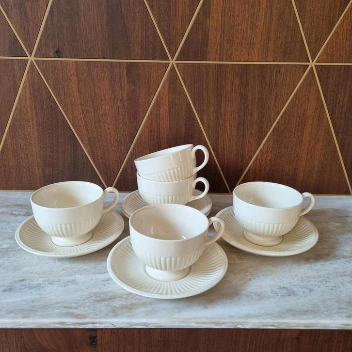 Wedgwood Edme soepkom en schotel, Huis en Inrichting, Keuken | Servies, Zo goed als nieuw, Kop(pen) en/of Schotel(s), Wedgwood