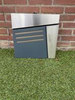 Rvs brievenbus met 2 sleutels, Tuin en Terras, Brievenbussen, Ophalen, Zo goed als nieuw, Rvs