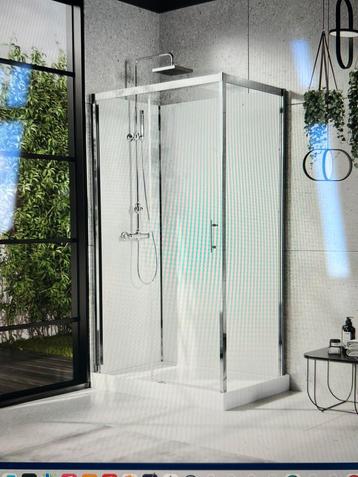 Novellini Verdi 2p complete cabine nieuw 120x80 regendouche  beschikbaar voor biedingen