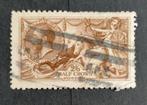 ENGELAND "George V Sea Horses 1915" 2s6d. geelbruin SG406, Postzegels en Munten, Ophalen of Verzenden, Gestempeld